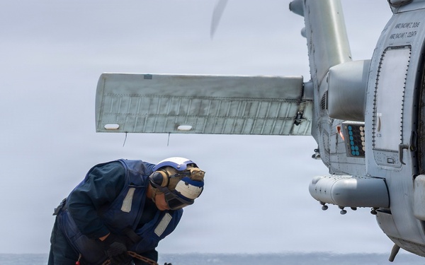 Delbert D. Black Conducts Flight Operations