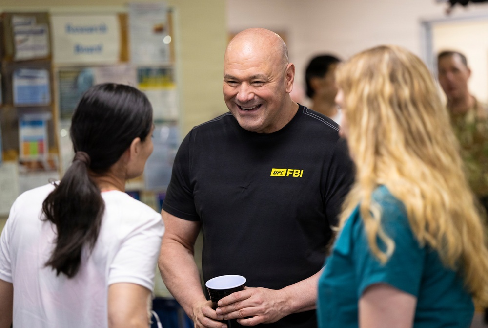 In Their Corner: UFC Visits Walter Reed Warriors