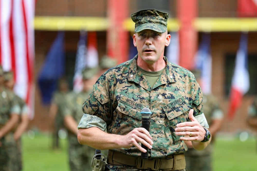 Marine Corps Security Force Battalion (MCSFBn) Kings Bay Holds Change of Command