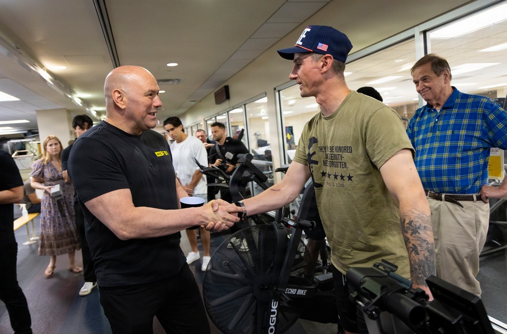 In Their Corner: UFC Visits Walter Reed Warriors