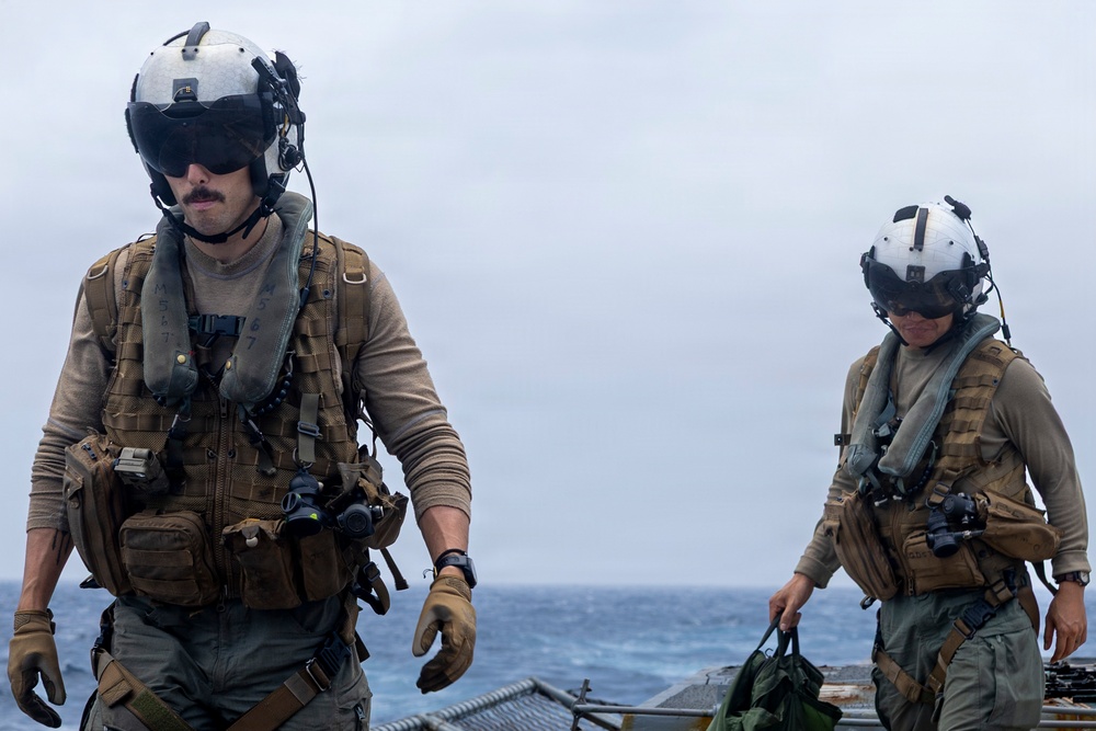 Delbert D. Black Conducts Flight Operations