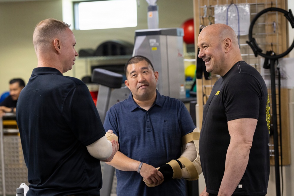In Their Corner: UFC Visits Walter Reed Warriors