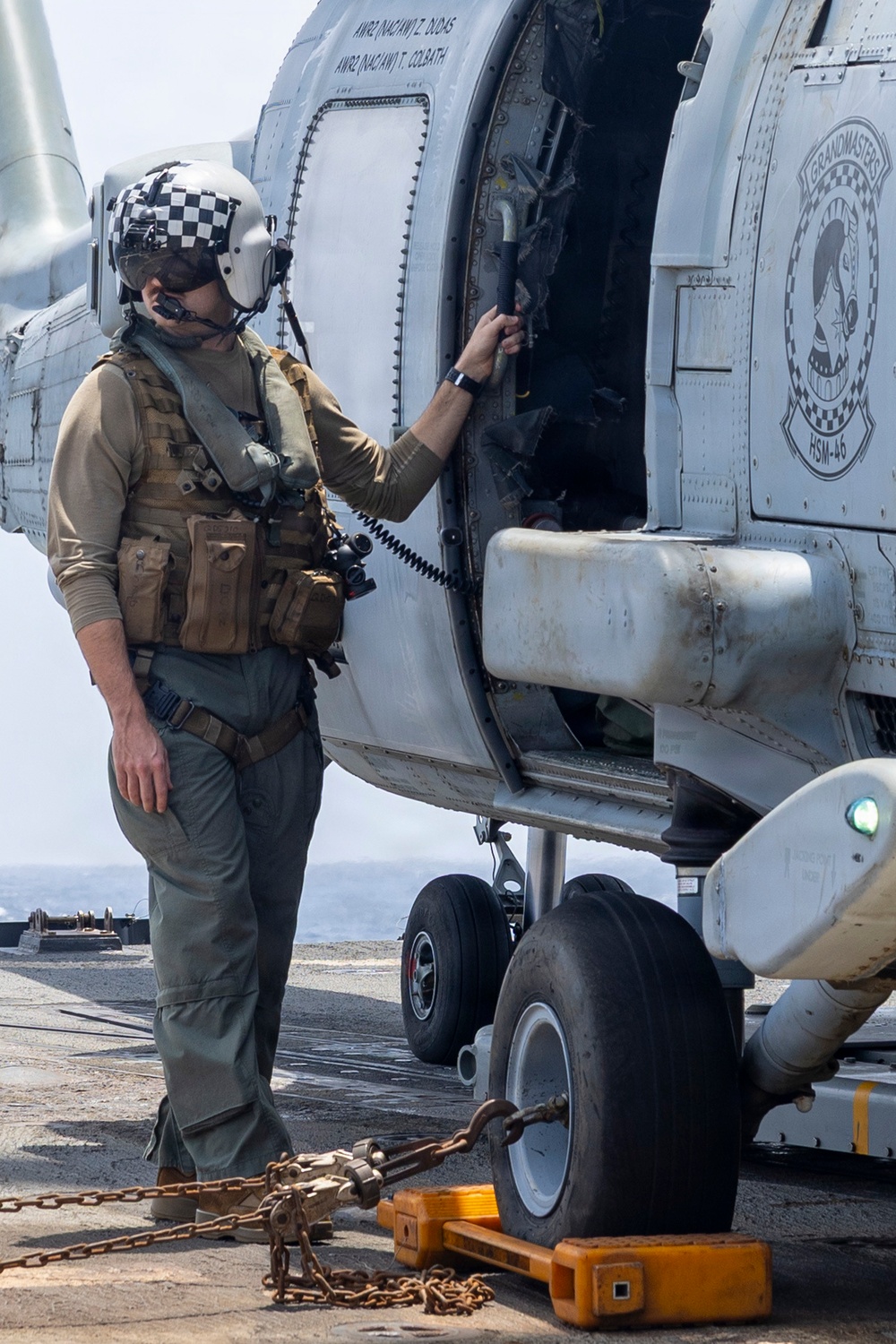 Delbert D. Black Conducts Flight Operations