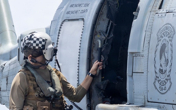 Delbert D. Black Conducts Flight Operations