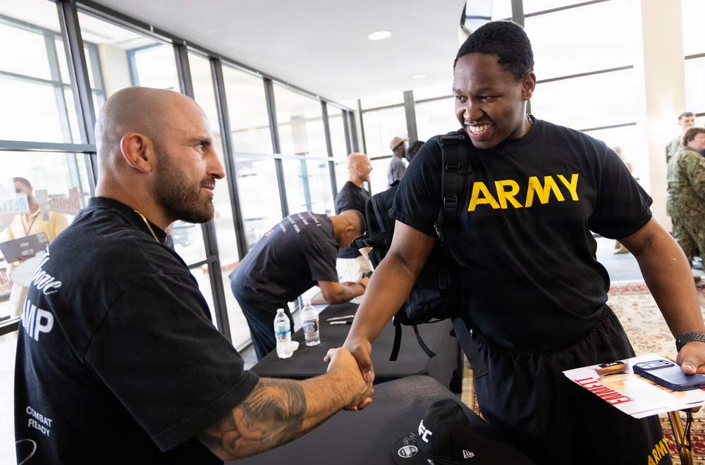 In Their Corner: UFC Visits Walter Reed Warriors