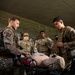 U.S. and British Army medics train together during close-quarters battle drills