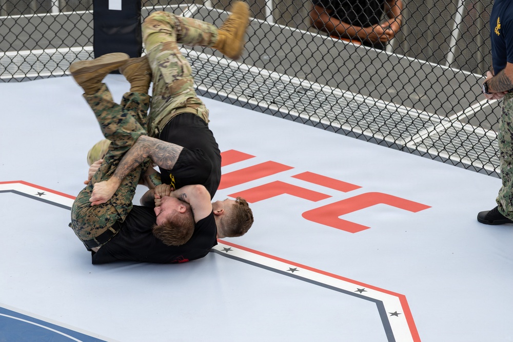Service Members Showcase Combatives Skills at UFC Freedom 250