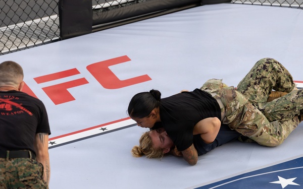 Service Members Showcase Combatives Skills at UFC Freedom 250