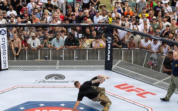 Service Members Showcase Combatives Skills at UFC Freedom 250