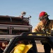 144th Firefighter Breaks a Roof During Single-Vehicle Auto Extraction Training