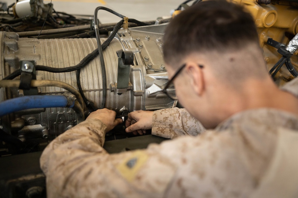 U.S. Marines Complete an RSV Transmission Change