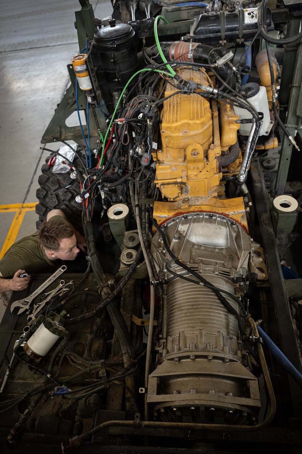 U.S. Marines Complete an RSV Transmission Change