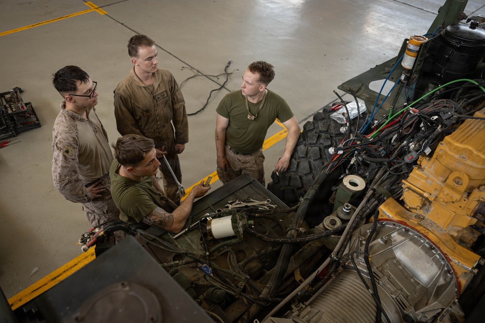 U.S. Marines Complete an RSV Transmission Change