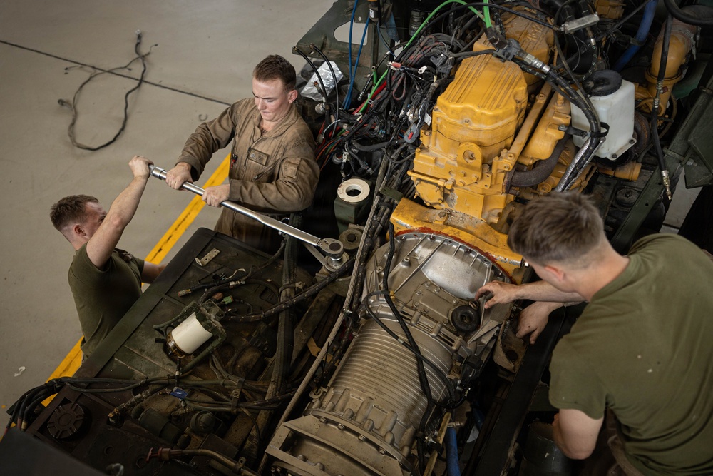 U.S. Marines Complete an RSV Transmission Change