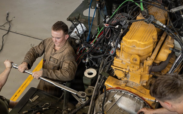 U.S. Marines Complete an RSV Transmission Change