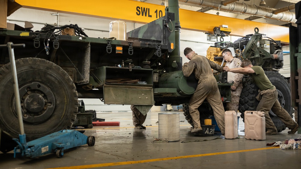 U.S. Marines Complete an RSV Transmission Change