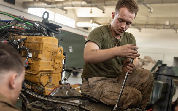 U.S. Marines Complete an RSV Transmission Change