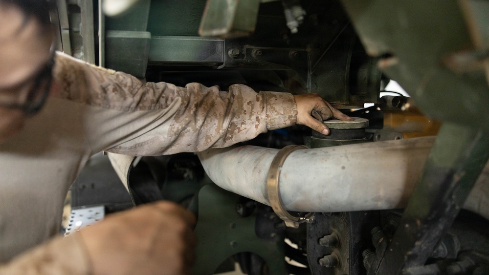 U.S. Marines Complete an RSV Transmission Change