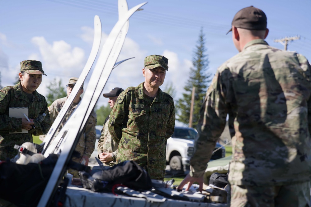 Japanese Ground Self-Defense Force Leader visits 11th Airborne Division