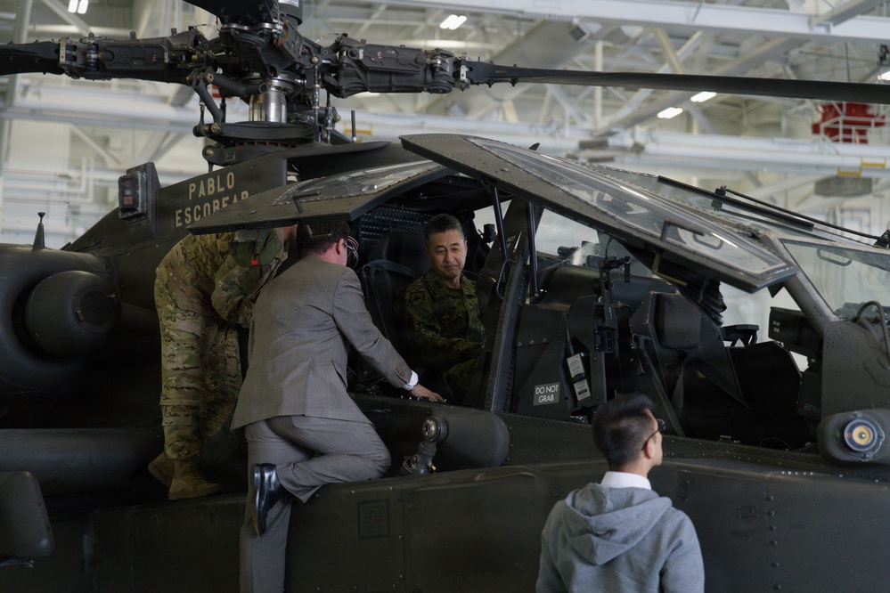 Japanese Ground Self-Defense Force Leader visits 11th Airborne Division