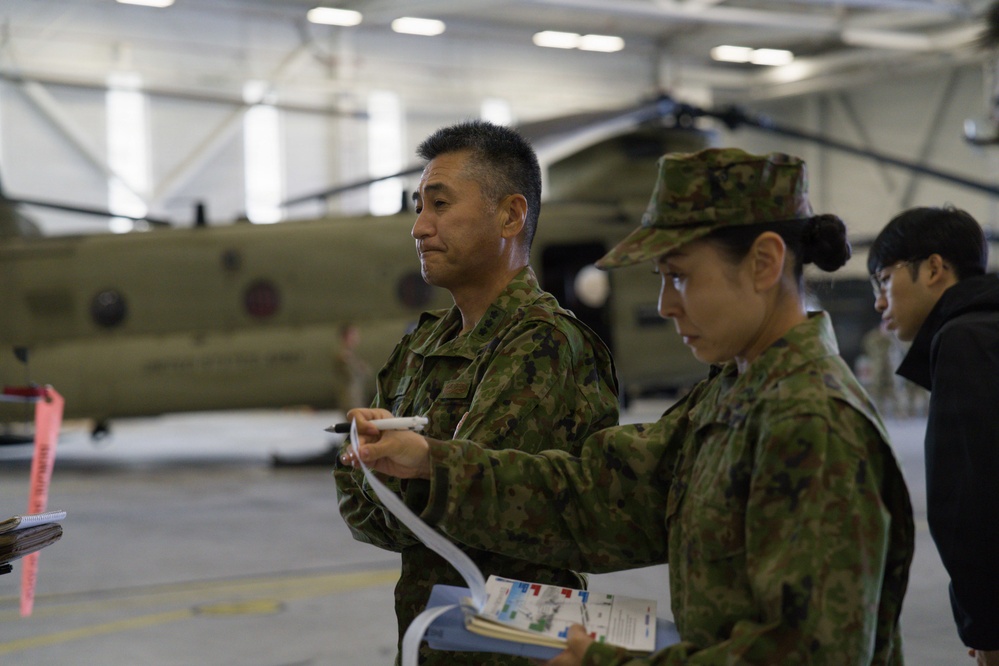 Japanese Ground Self-Defense Force Leader visits 11th Airborne Division
