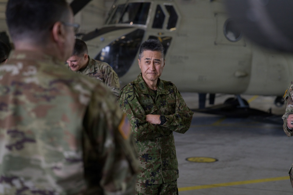 Japanese Ground Self-Defense Force Leader visits 11th Airborne Division