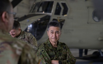 Japanese Ground Self-Defense Force Leader visits 11th Airborne Division