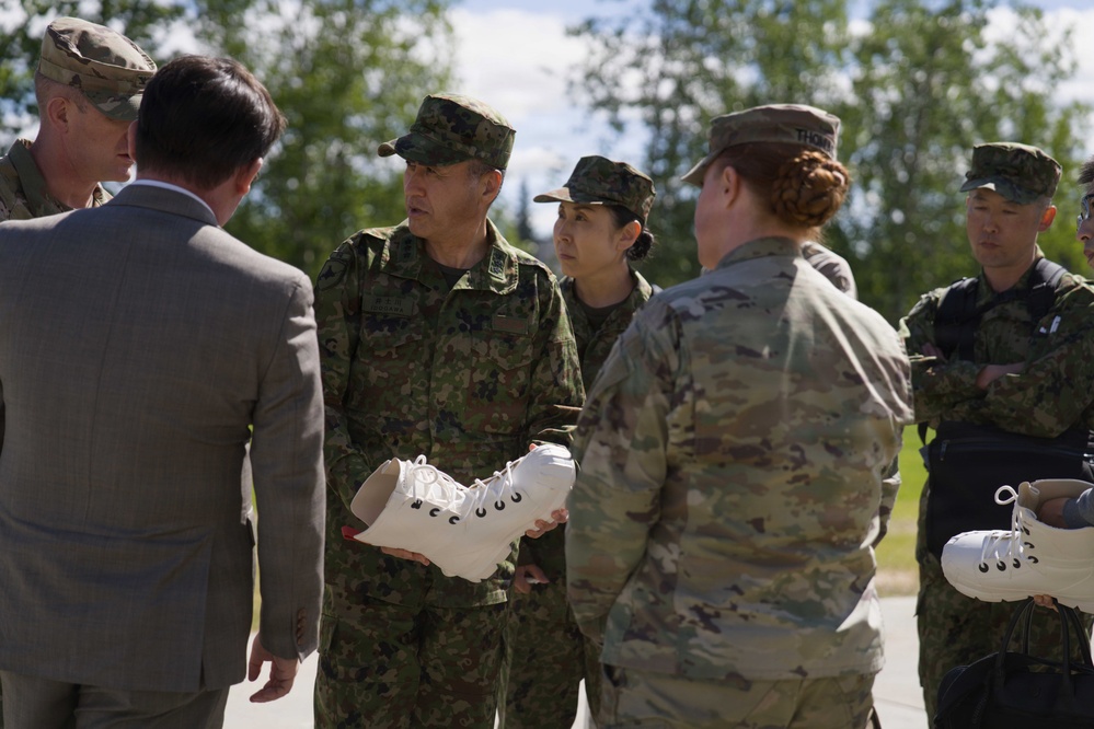 Japanese Ground Self-Defense Force Leader visits 11th Airborne Division