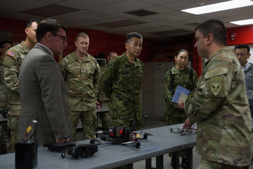 Japanese Ground Self-Defense Force Leader visits 11th Airborne Division