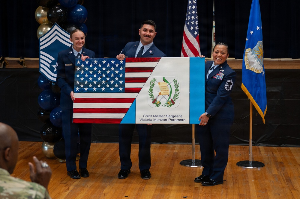 Senior Master Sgt. Victoria Monzon-Paramore Promotion Ceremony