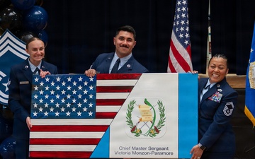 Senior Master Sgt. Victoria Monzon-Paramore Promotion Ceremony