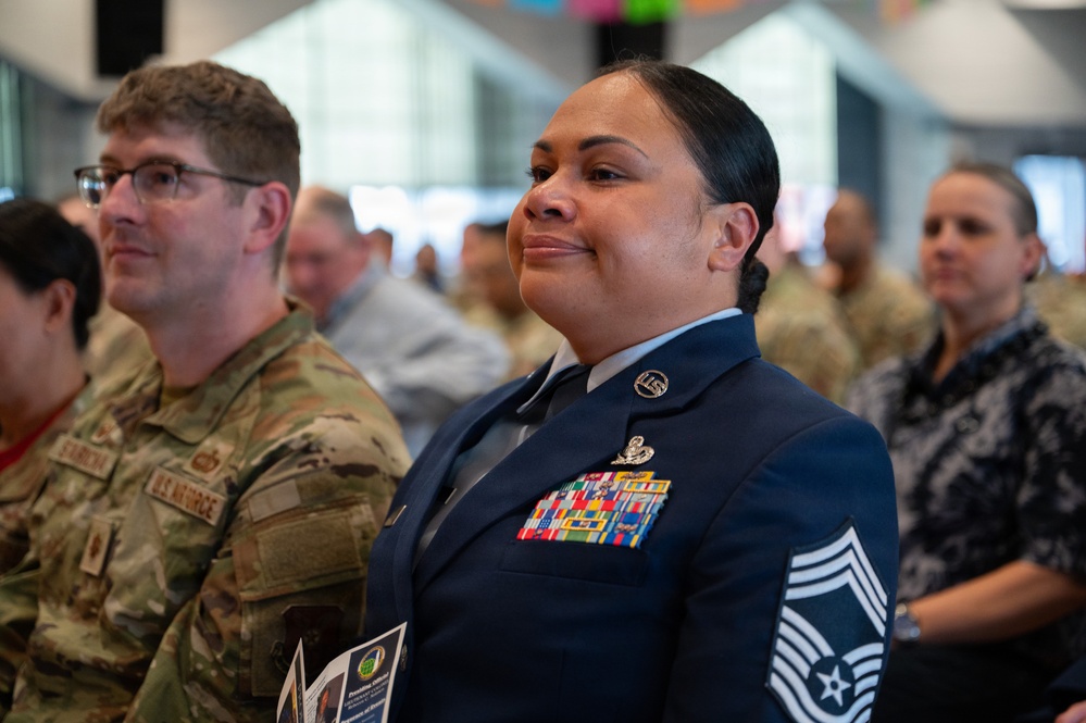 Senior Master Sgt. Victoria Monzon-Paramore Promotion Ceremony