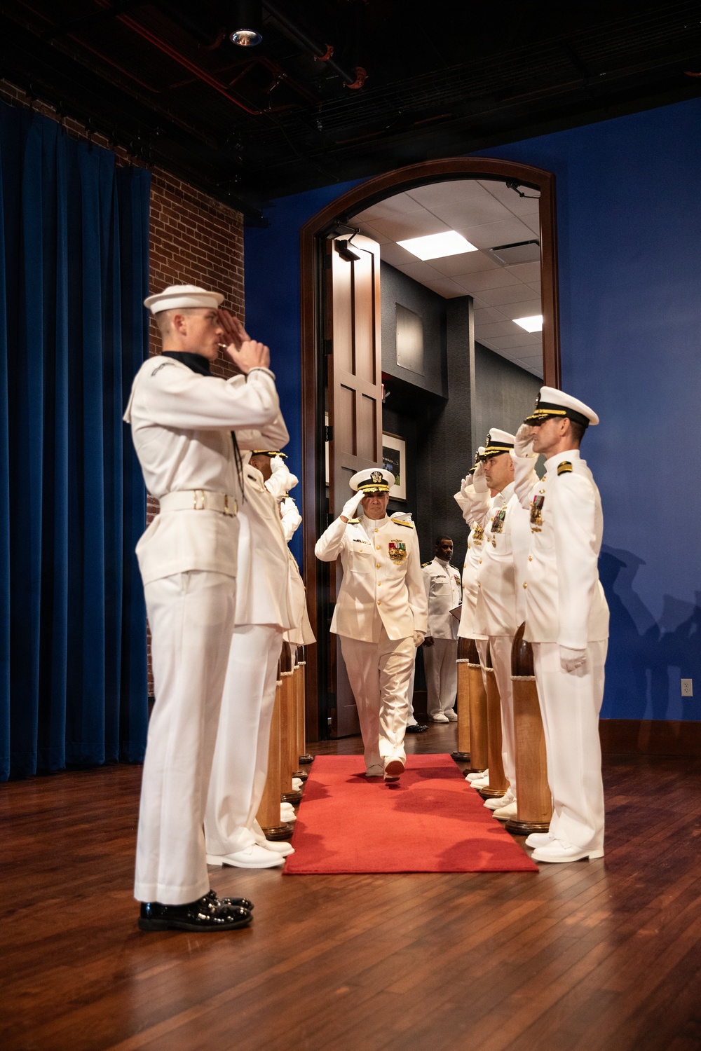 Vice Adm. Douglas L. Williams Relieves Vice Adm. Johnny Wolfe Jr. at Portfolio Acquisition Executive Strategic Systems Programs Change of Command Ceremony