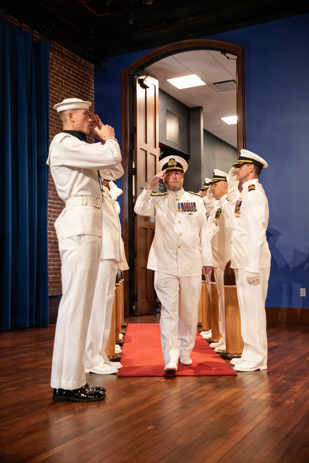 Vice Adm. Douglas L. Williams Relieves Vice Adm. Johnny Wolfe Jr. at Portfolio Acquisition Executive Strategic Systems Programs Change of Command Ceremony