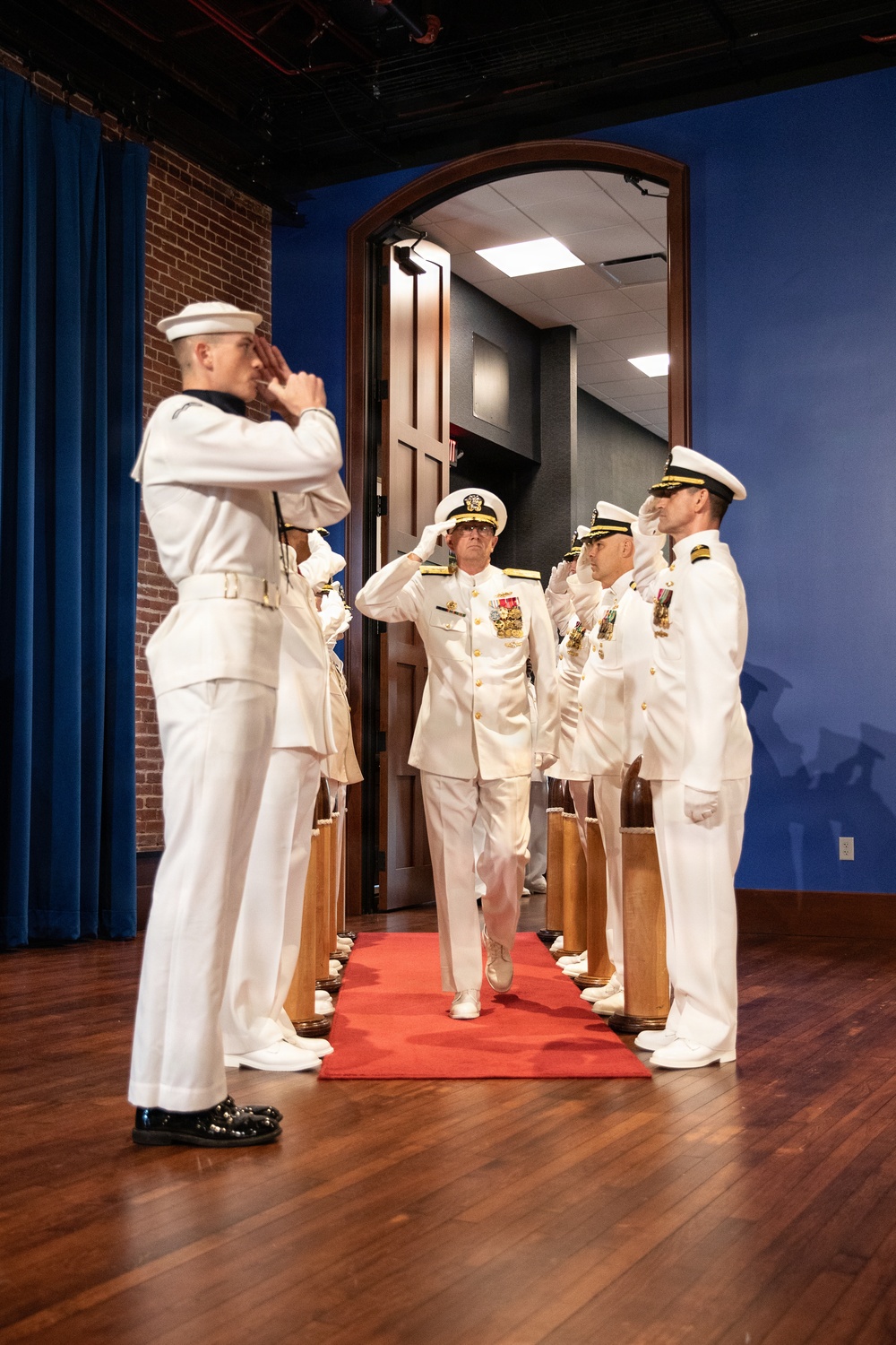 Vice Adm. Douglas L. Williams Relieves Vice Adm. Johnny Wolfe Jr. at Portfolio Acquisition Executive Strategic Systems Programs Change of Command Ceremony