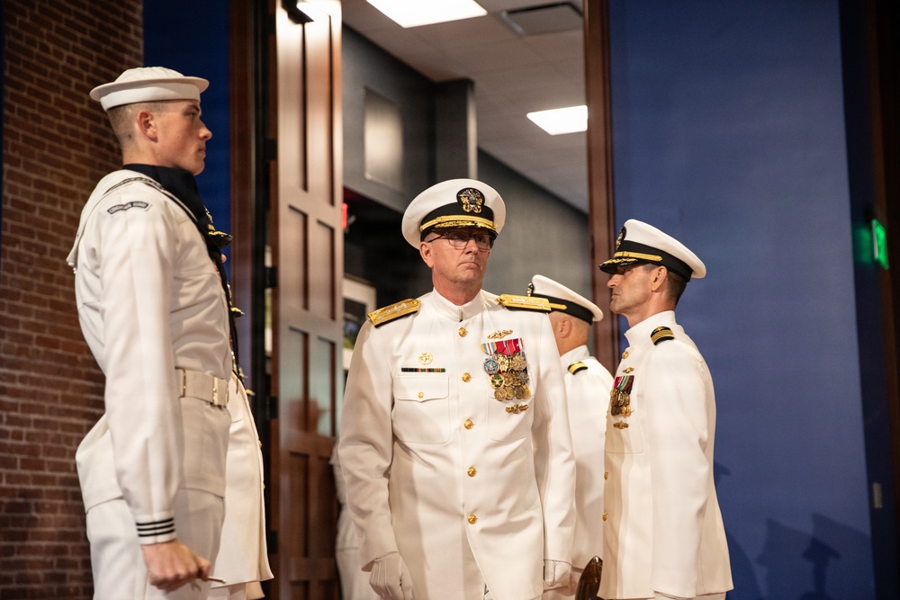 Vice Adm. Douglas L. Williams Relieves Vice Adm. Johnny Wolfe Jr. at Portfolio Acquisition Executive Strategic Systems Programs Change of Command Ceremony