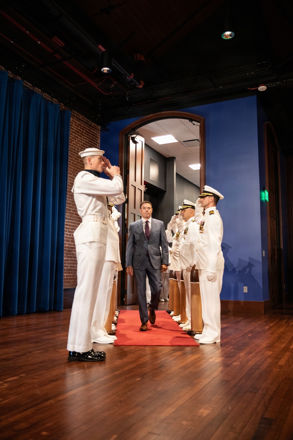 Vice Adm. Douglas L. Williams Relieves Vice Adm. Johnny Wolfe Jr. at Portfolio Acquisition Executive Strategic Systems Programs Change of Command Ceremony