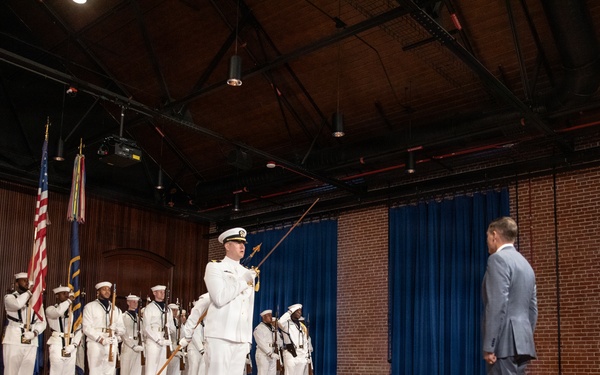 Vice Adm. Douglas L. Williams Relieves Vice Adm. Johnny Wolfe Jr. at Portfolio Acquisition Executive Strategic Systems Programs Change of Command Ceremony