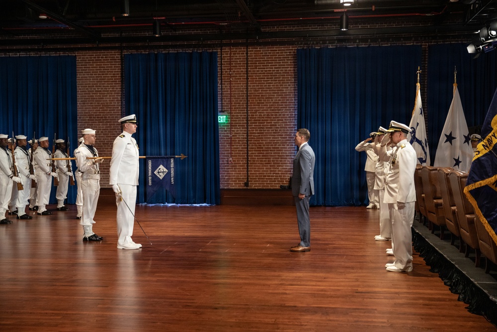 Vice Adm. Douglas L. Williams Relieves Vice Adm. Johnny Wolfe Jr. at Portfolio Acquisition Executive Strategic Systems Programs Change of Command Ceremony