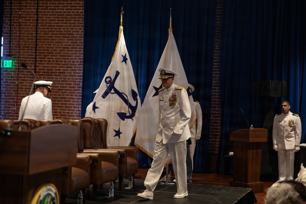 Vice Adm. Douglas L. Williams Relieves Vice Adm. Johnny Wolfe Jr. at Portfolio Acquisition Executive Strategic Systems Programs Change of Command Ceremony