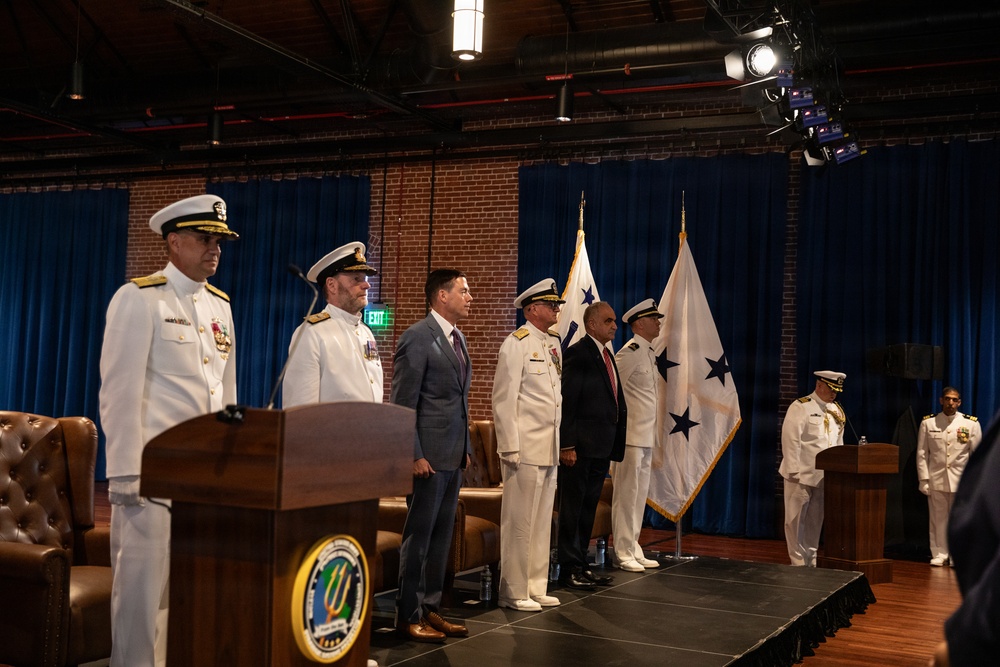 Vice Adm. Douglas L. Williams Relieves Vice Adm. Johnny Wolfe Jr. at Portfolio Acquisition Executive Strategic Systems Programs Change of Command Ceremony
