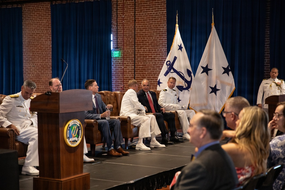 Vice Adm. Douglas L. Williams Relieves Vice Adm. Johnny Wolfe Jr. at Portfolio Acquisition Executive Strategic Systems Programs Change of Command Ceremony