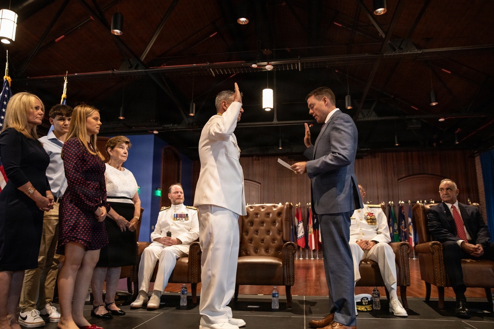 Vice Adm. Douglas L. Williams Relieves Vice Adm. Johnny Wolfe Jr. at Portfolio Acquisition Executive Strategic Systems Programs Change of Command Ceremony