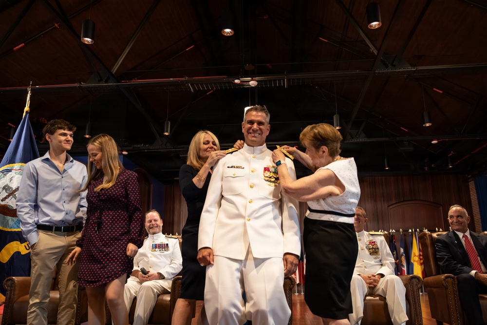 Vice Adm. Douglas L. Williams Relieves Vice Adm. Johnny Wolfe Jr. at Portfolio Acquisition Executive Strategic Systems Programs Change of Command Ceremony
