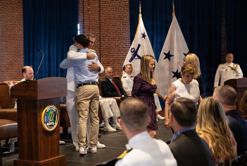 Vice Adm. Douglas L. Williams Relieves Vice Adm. Johnny Wolfe Jr. at Portfolio Acquisition Executive Strategic Systems Programs Change of Command Ceremony