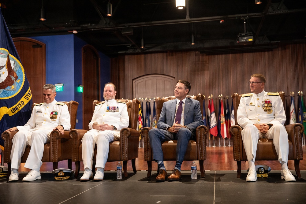 Vice Adm. Douglas L. Williams Relieves Vice Adm. Johnny Wolfe Jr. at Portfolio Acquisition Executive Strategic Systems Programs Change of Command Ceremony