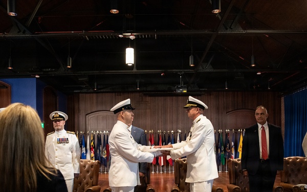 Vice Adm. Douglas L. Williams Relieves Vice Adm. Johnny Wolfe Jr. at Portfolio Acquisition Executive Strategic Systems Programs Change of Command Ceremony