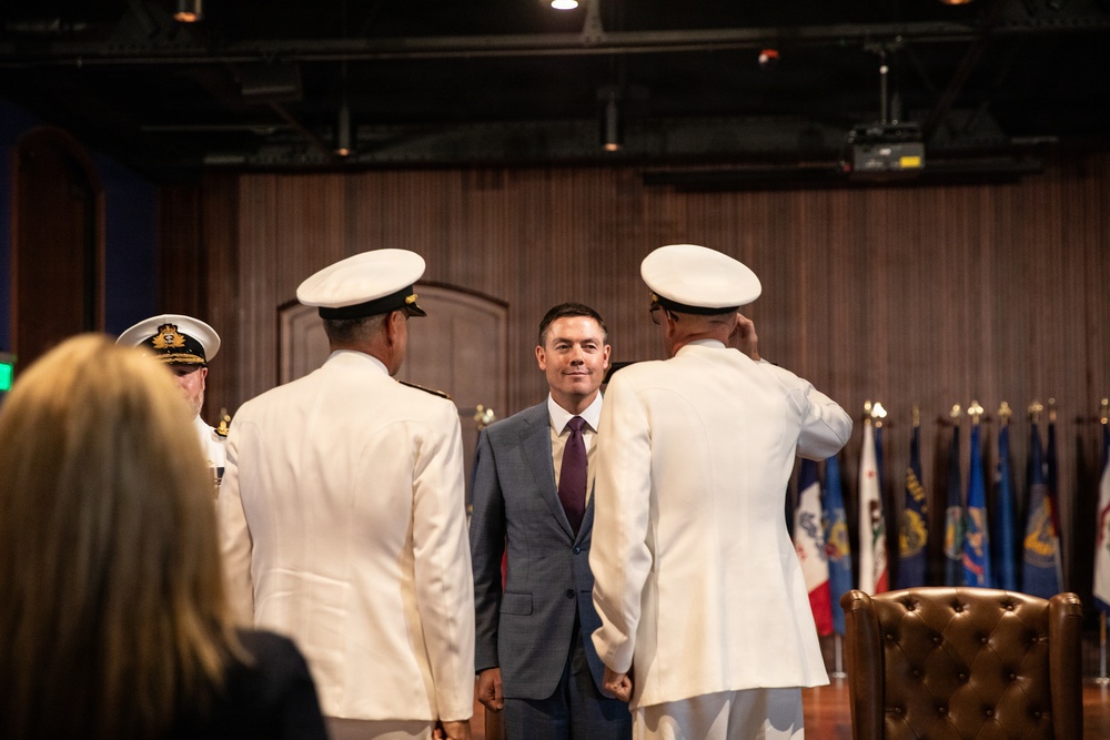 Vice Adm. Douglas L. Williams Relieves Vice Adm. Johnny Wolfe Jr. at Portfolio Acquisition Executive Strategic Systems Programs Change of Command Ceremony