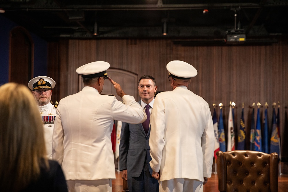 Vice Adm. Douglas L. Williams Relieves Vice Adm. Johnny Wolfe Jr. at Portfolio Acquisition Executive Strategic Systems Programs Change of Command Ceremony
