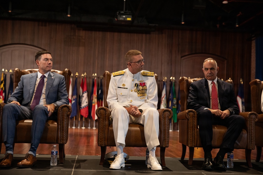 Vice Adm. Douglas L. Williams Relieves Vice Adm. Johnny Wolfe Jr. at Portfolio Acquisition Executive Strategic Systems Programs Change of Command Ceremony